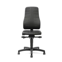Treston Black Leather Desk Chair 120 Kg Weight Capacity, C40AL-image-7