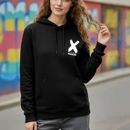 SZN Women Printed Hooded Sweatshirt-image-8