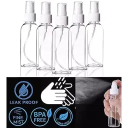 Patco Pharma 200 ml 500 g Transparent Reusable Fine Mist Spray Bottle Container, PEC-V-T-386 image 2
