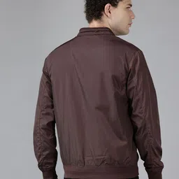 METTLE Mandarin Collar Bomber Jacket With Ultra Warm Technology image 4