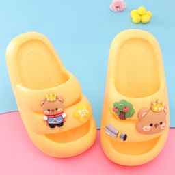 Oh! Pair Sliders with Bear Applique - Yellow-picture-40
