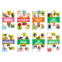 My First Book of Birds, Flowers, Farm & Pet Animals, Wild Animals and more :- kids picture book combo, Educational book for early learners, preschoolers learning book | Combo of 8 books-image-79