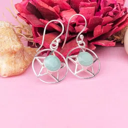 Zhupuk Star Shaped Drop Earrings image 1