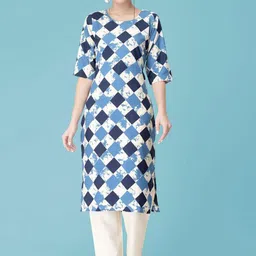 Ethnic basket Women Multicoloured Poly Crepe Kurta Sets-picture-12