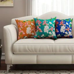 SEJ by Nisha Gupta Multicolor Cushion Covers - Set of 3-picture-44