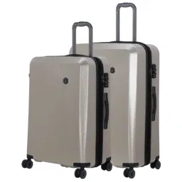 It luggage Confide Beige 8 Wheels Extra Large Hard Cabin Trolley - Set of 2-picture-99