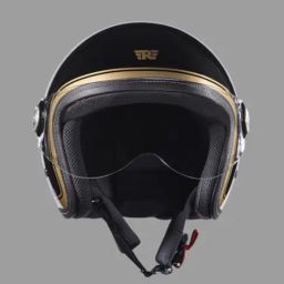 Royal Enfield Black CHOPPER ISI Helmet-picture-1