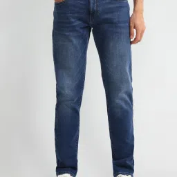 U.S. Polo Assn. Blue Cotton Slim Fit Jeans image 4
