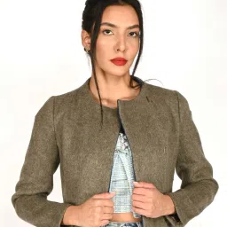 Odette Grey Regular Fit Jacket image 4