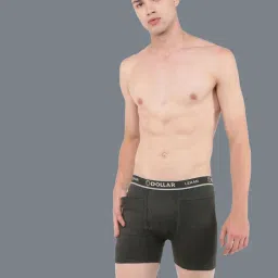 Dollar Lehar Assorted Cotton Regular Fit Trunks - Pack Of 10 image 4