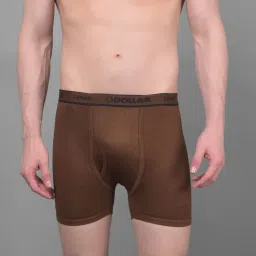 Dollar Lehar Assorted Cotton Regular Fit Trunks - Pack Of 5 image 4