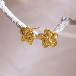 Mia by Tanishq 14k (585) Yellow Gold Earrings for Women-picture-20