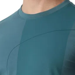 Van Heusen Green Cotton Regular Fit Printed T-Shirt image 4