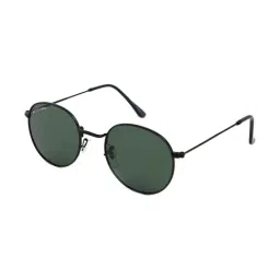 Micelo Martin Dark Green Polarized Round Unisex Sunglasses-image-7