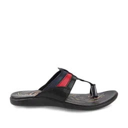 MediFeet Women's Coal Black Toe Ring Sandals-image-30