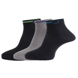 Dollar Multi Cotton Self Pattern Socks - Pack of 3-picture-4