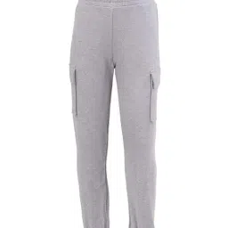 Jockey Kids Grey Cotton Regular Fit Cargo Pants-picture-22