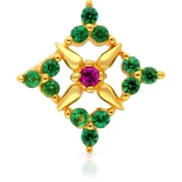Malabar Gold and Diamonds 22k Gold Nosepin for Women-picture-39