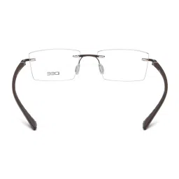 IDEE Brown Rectangular Eye Frames for Men image 4