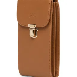 Glo By Globus Tan Medium Mobile Pouch image 4