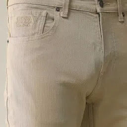 U.S. Polo Assn. Brandon Brown Slim Fit Lightly Washed Jeans image 4