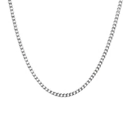 Zavya Everlasting Silver-Plated 18 Inch's Curb Men's Chain image 4