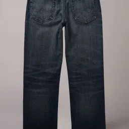 American Eagle Blue Cotton Regular Fit Jeans image 4