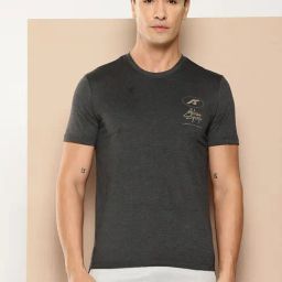 Alcis Black Printed Slim Fit Printed T-Shirt-picture-19