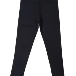 Allen Solly Junior Black Solid Trousers image 2