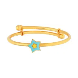Malabar Gold and Diamonds 22k (916) Yellow Gold Bangle for Girls-picture-33