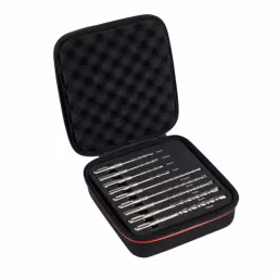 Starrett SDS Drill Bit Set for Stainless Steel Wood 10 mm Max 5 mm Min HSS Bits, KBPSK09-picture-14