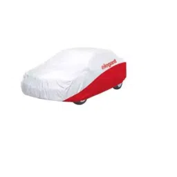 Elegant White & Red Water Resistant Car Body Cover for Jaguar XE-picture-28