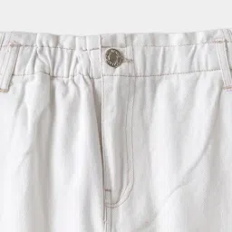 R&B Kids White Regular Fit Jeans image 4