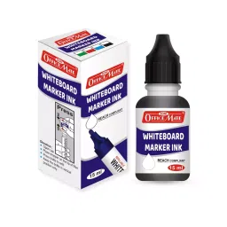 Soni Office Mate 15 ml Whiteboard Marker Refill Ink Black Color Quick Dry Smooth & Eco-Friendly for School & Office Use (Pack of 10)-image-46