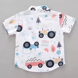 BAESD Boys Pack of 2 Classic Fit Vertical Striped Spread Collar Cotton Casual Shirts image 4