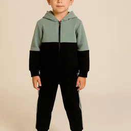 AWW HUNNIE Boys Colourblocked Tracksuits-image-8