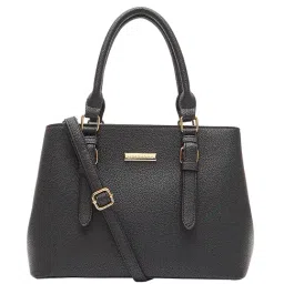 Giordano Black Solid Large Shoulder Handbag-picture-21