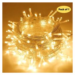 Bubble Trouble Warm White Led Serial Lights for Decoration - String Lights for Home Decoration 10 Meter Pack of 1)-picture-16