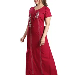 TRUNDZ Embroidered Maxi Nightdress image 2