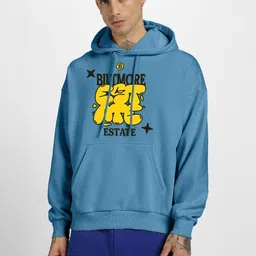 VEIRDO Men Printed Hooded Sweatshirt image 5