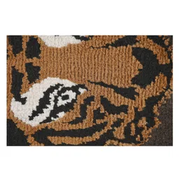 saral home Saralhome  24X7 Antiskid PP BCF yarn Door Mat  Brown. 40cm x 60cm image 3