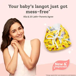 SuperBottoms DryFeel Langot 100% Waterproof Soft Cotton Langot for Baby - Large image 3