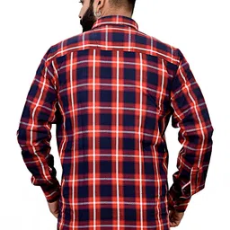 Marc Laurent Men Tartan Checks Checked Casual Shirt image 4