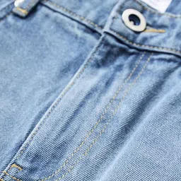 Snitch Men Relaxed Fit Mid-Rise Mildly Distressed Light Fade Jeans image 2