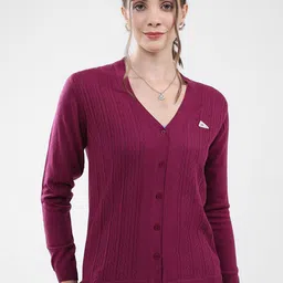 Monte Carlo Self Design Long Sleeves Cardigan-picture-24