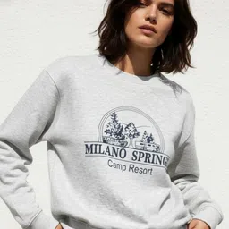 Outzidr Women Printed Sweatshirt image 3