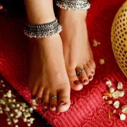 AamNa Enterprises Silver-Plated Anklet-picture-29