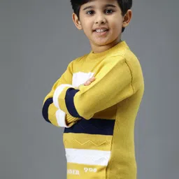 TRENDY WORLD Boys Pack of 2 Striped Woollen Sweaters image 4