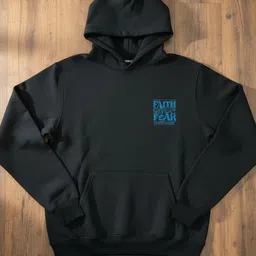 YONGE Men Printed Hooded Sweatshirt image 5