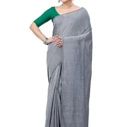 PuJoy Pure Cotton Taant Saree-picture-22